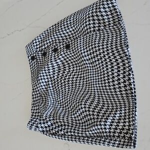 Houndstooth Mini skirt